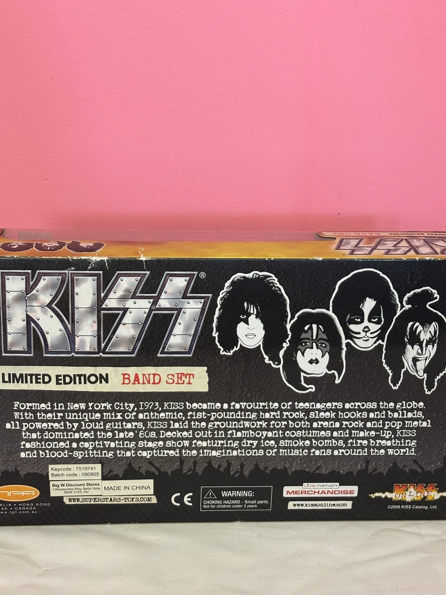 KISS Action Figure LIMITED EDITION Band Set 4 Characters
